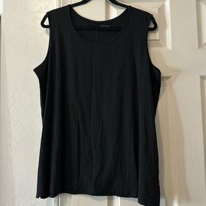 Like new Sleeveless top by Martha Stewart. Black